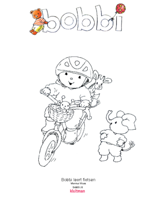 Bobbi-leert-fietsen